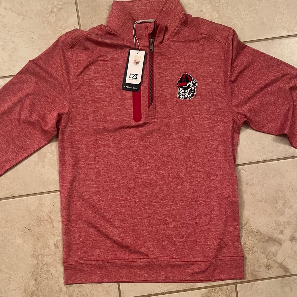 NWT!!! Cutter and Buck Red Pullover